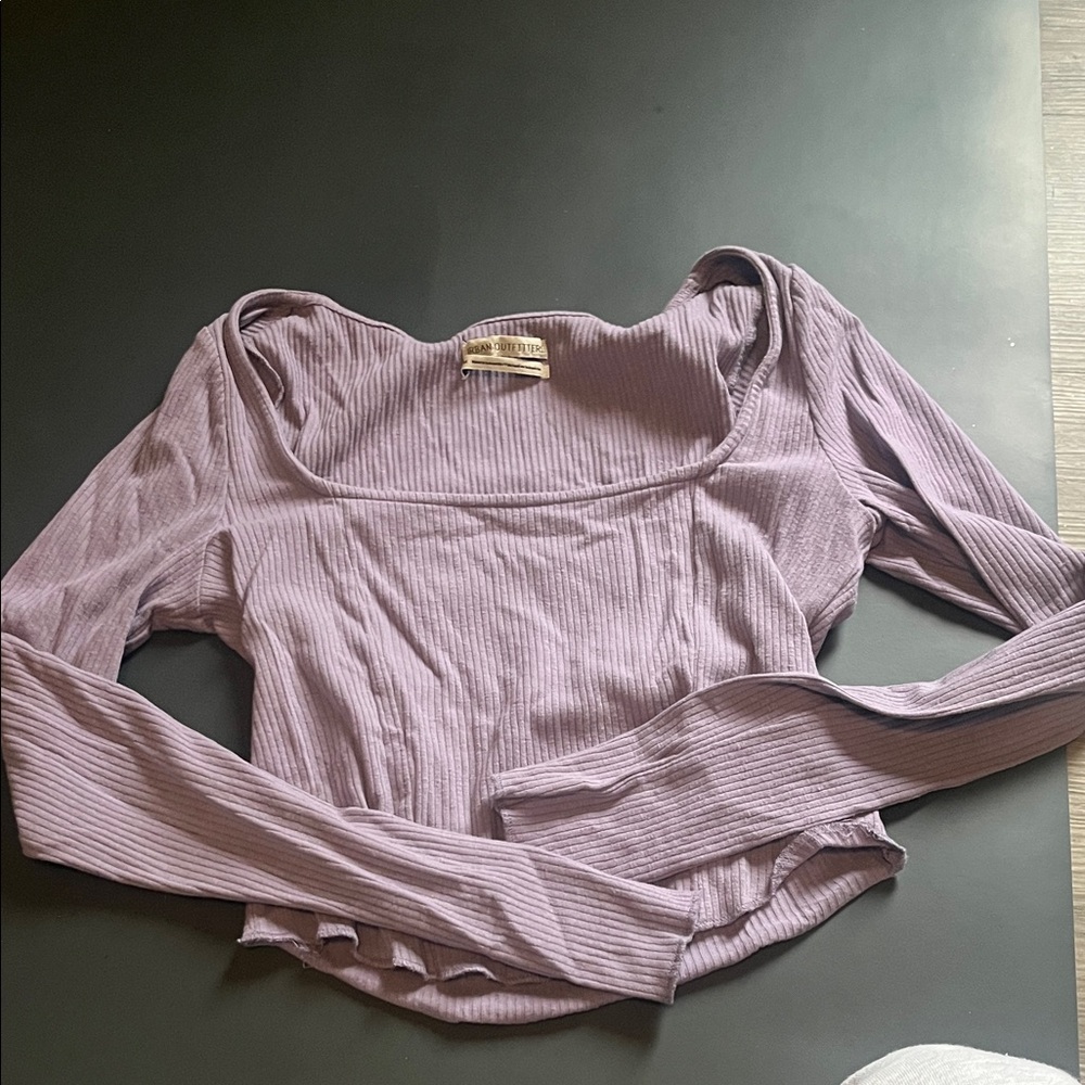 Urban Outfitters Lavender Long Sleeve Top